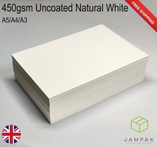 White Craft Card Uncoated