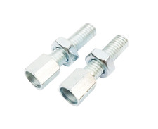 Set of 2 M6 x 30mm Kart Throttle Cable Adjusters | TKM Rotax OTK Tony Kart