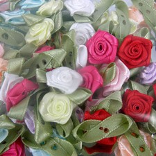 Card Toppers x 100 Satin Roses