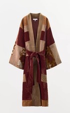ZARA LONG PATCHWORK KIMONO
