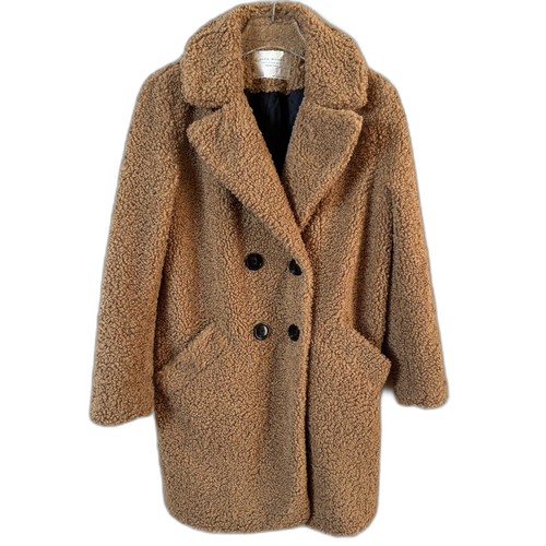 Zara teddy double - breast, coat