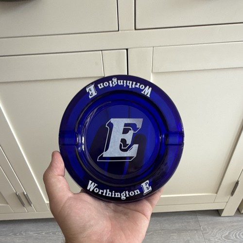 Worthington blue glass - e,