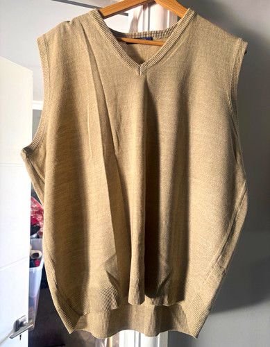 Bhs men beige knit - knit, v-neck