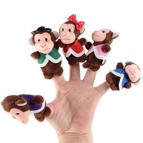 7pcs set monkey - baby, finger