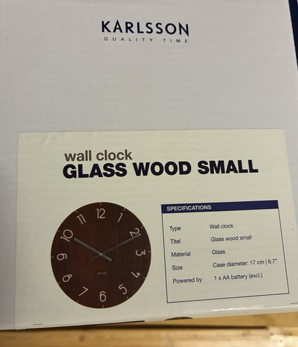 Karlsson small glass wood - glass,