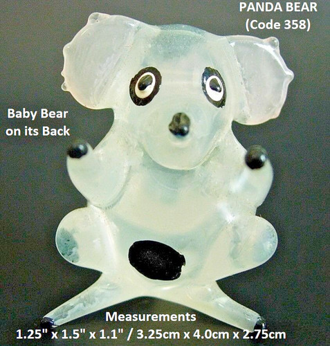 Glass bear panda koala - glass,