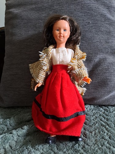 Welsh souvenir doll from - welsh,