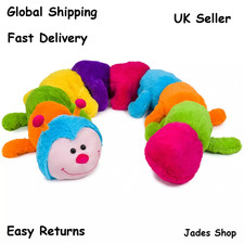 Cleo The Caterpillar 190cm Plush Teddy Toy Supersoft Children's Snuggle Cute Pet