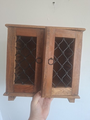 Vintage indian wooden storage - indian,