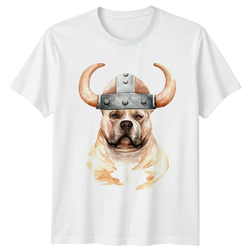 Viking dog mens - viking, horned