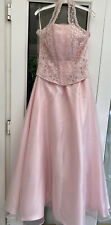 New Venus Wedding/Prom Dress Strapless Style Light Pink Size 14 Around The Neck