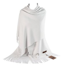 Elegant Plain Cashmere Scarf