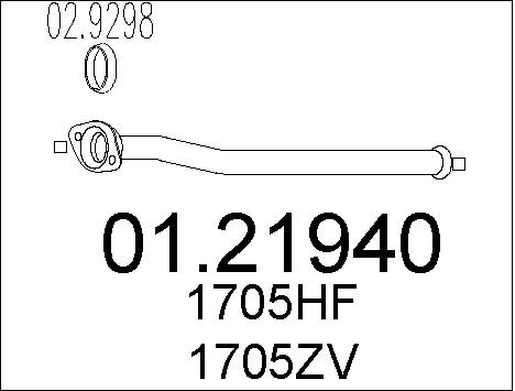 Exhaust pipe for - exhaust,