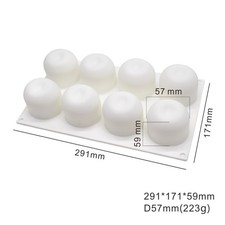 Durable 8X Apple Silicone Mold