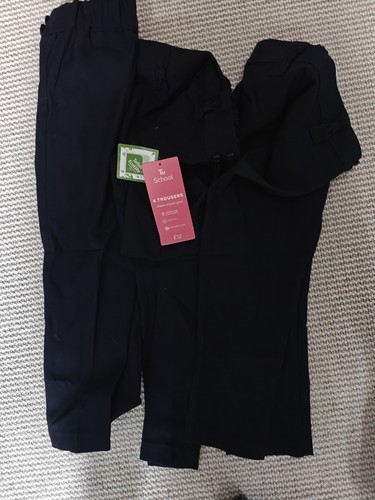Navy girls school - girls, trousers