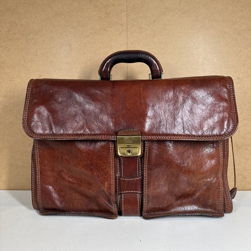 The bridge brown leather mens - brown,