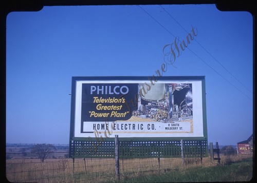 Philco billboard sign ohio - billboard,