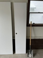 1 Used Flat Panel Doors 18x80