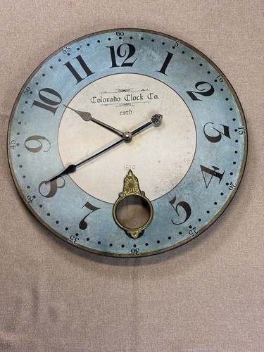 Rustic wall clock weathered - wall,