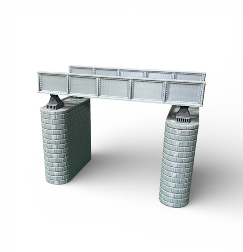 Gauge iron girder railway - iron,