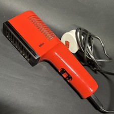 Vintage Red Plastic Braun Hair Dryer Type AG 4423 - 70s Retro Star Wars prop
