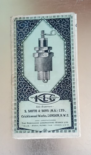 Original 1925 klg spark - klg, plug