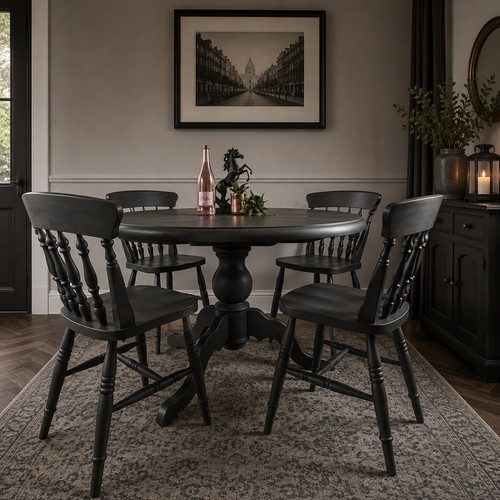 Circular pedestal dining - circular, table