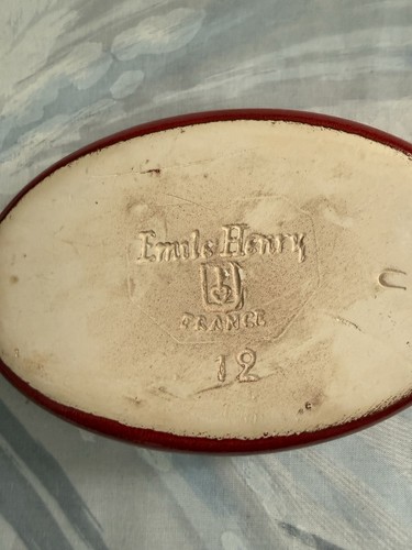 Emile henry france oval gratin - france,