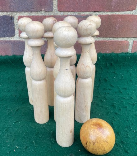 Shed made wooden skittles - shed,