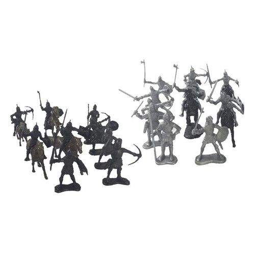 28pcs medieval knights - knights, horses