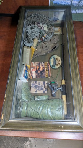 Fishing large shadow box - large,