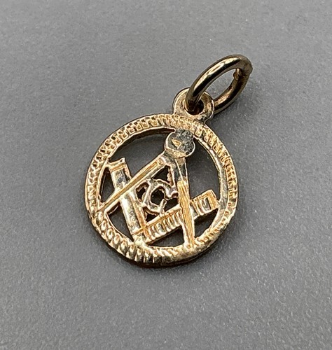 9ct gold masonic - gold,