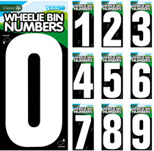 White Wheelie Bin Numbers