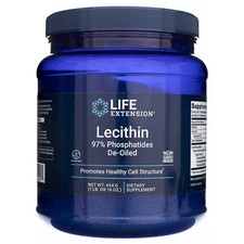 Life Extension Non-GMO soy lecithin in granules, 454 g