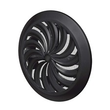 Black air vent grille - black,