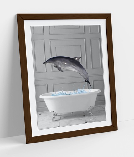 Dolphin bathtub panel wall - dolphin,
