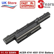 Battery for Acer Aspire 4741 7551 5750 5741 5551 5552 5742Z 4551 AS10D51 58Wh
