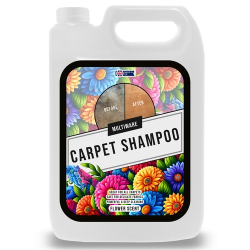 Carpet shampoo floral scent - shampoo,