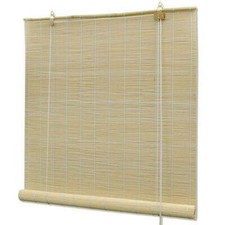 Bamboo Roller Blind Window
