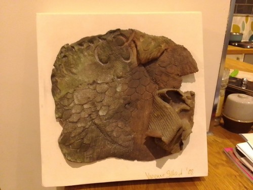 Ceramic wall art vivienne - 3d,