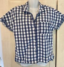Abercrombie and Fitch Gingham Pyjama Top - Size M