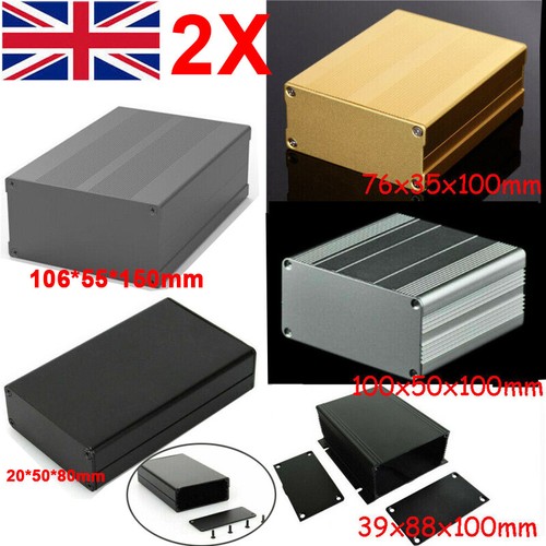 Aluminum instrument box - 2x,