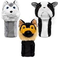 UK Novelty Golf Club Headcover Soft Animal Wood Driver Head Cover Sleeve Sets 