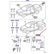 TOYOTA HILUX MK8 TRANSMITTER