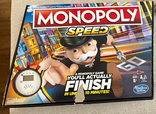 Hasbro gaming monopoly - monopoly, speed