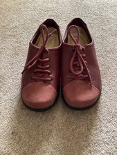 LADIES HOTTER DEW COMFORT CONCEPT  WINE NUBUCK LEATHER LOAFER BRAND NEW UK3,EU35