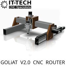 High Precision GOLiAT V2 CNC Desktop Router  80mm Motor Mount 660x660mm Travel