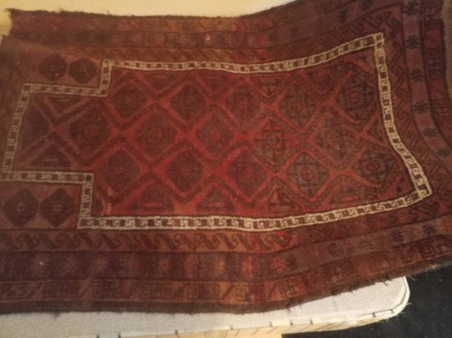 Vintage afghan rug - afghan,