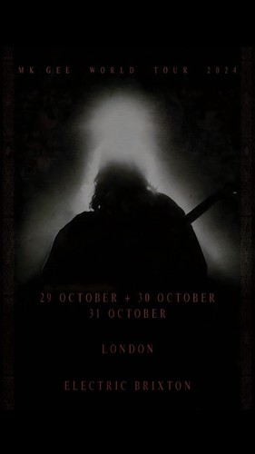 Gee world tour poster - mk.gee,
