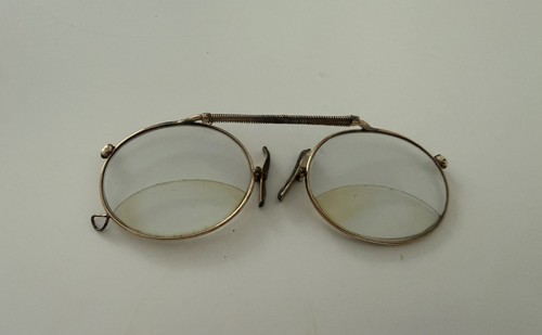 Vintage pince nez bifocal - pince,